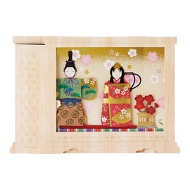 Sanrio 718921 Message Card, Hinamatsuri, Tachibina, Case Included, JHN 5-5