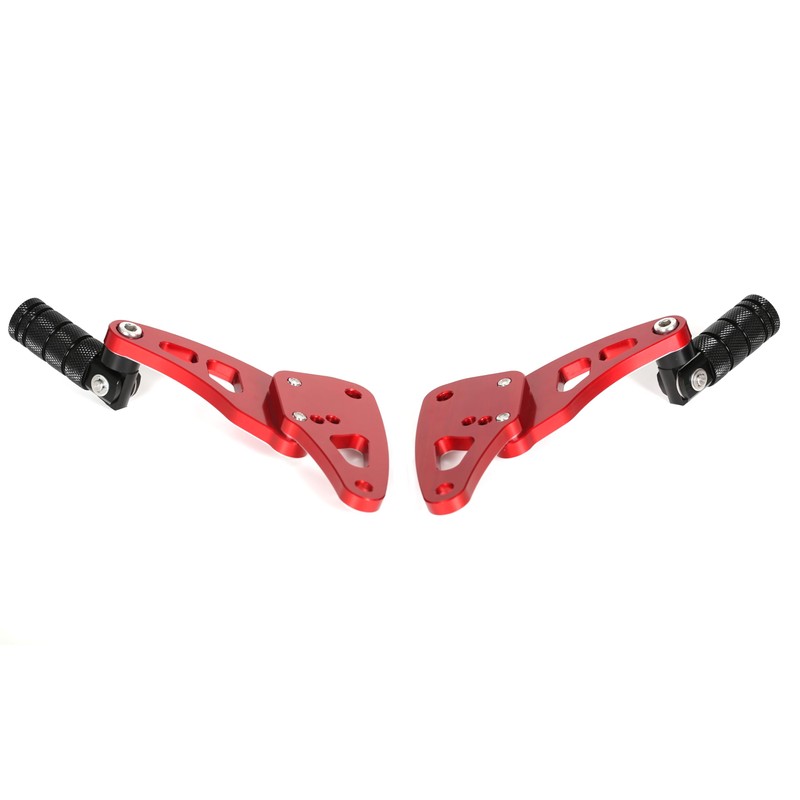 3D Engrave Foldable CNC Rear Passenger Footrest Foot Pedal Pegs