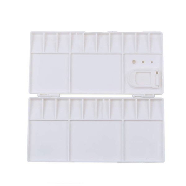 Folding Watercolor Palette, White Plastic Mixing Palette Oil Folding Painting