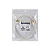N-CAT NC2GLR2W-PP TV Connection Cable 2C 2m L Type Plug-Straight