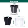 D'vine Dev 4 Inch Design Self Watering Planter for Indoor