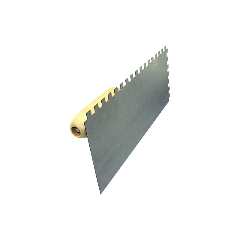 AERZETIX - C45929-8mm Tooth Straightener/Trowel/Notched Spatula for Tiles - Tools/Hand