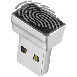 TNP Nano USB Fingerprint Reader for Windows 10/11 Hello - Security Key Biometric Scanner Sensor Dongle Module For Instant Acess, Password-free Login, Sign-in, Lock, Unlock PC & Laptops