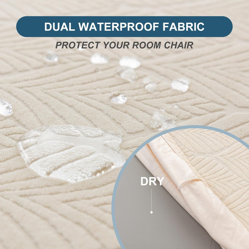 YUEANG Removable Washable Dining Chair Seat Covers Set of 2,Stretch
