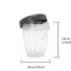 18oz Cup with Flat Lid Replacement Parts- 2Pcs for Nutribullet