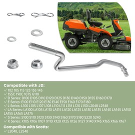 GX20497A GX20497 Mower Deck Lift Linkage Arm Kit, Front Draft Rod Compatible with John Dee re 115 D140 L110 L130 LA135 S100, D E L LA S X 100 Series Tractors, Replaces M112982 M144705 24M7044 H135891