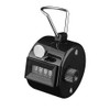 SPHTOEO 4-Digit Handheld Tally Counter Manual Mechanical Palm Clicker Counter Tracker (Black)