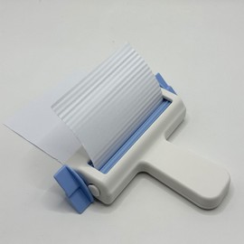 Paper Crimper, Embossing Machine, Grooved Paper Roll, Paper Crimper, Corrugated Paper Machine, Roll Embossing Machine, Paper Crimper Tool, Roll the Paper into a Wavy Shape, for DIY Scrapbooking