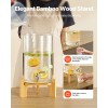 Glass Beverage Dispenser 2.2 Gal With Stand For Parties Minimalist