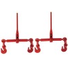 Aain ED03A2 Ratchet Load Binder, 3/8-1/2in-9200 LBS, Red, 2 Pack