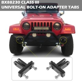 Sunluway for Blue Ox BX88230 Bolt-On Adapter Universal BX Tabs Tow Bar Base Plate Bracket