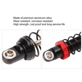 Zerodis RC Oil Damper Double Spring Two Sections Adjustable 4pcs RC Shock Absorber Damper RR10 (80mm)
