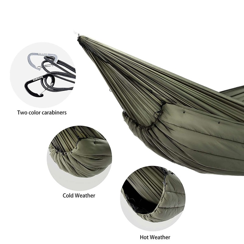 onewind Underquilt Hammock Camping Quilt Winter Insulation Blanket, 35-50 Degrees,