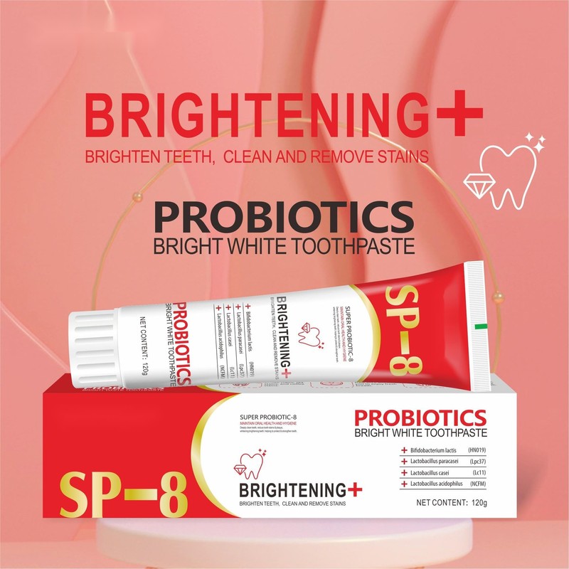 SP-8 Ultra Whitening Toothpaste,Toothpaste Sp-8 Brightening,Probiotics Bright White Toothpaste,Deep Cleaning