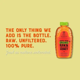 Nature Nate'S  100% Pure Raw And Unfiltered Organic Honey  32 Oz
