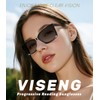 Viseng 2 Pack Progressive Multifokale Lesebrille mit Photochrome Sonnenbrille Anti-BlaulichtKlassische