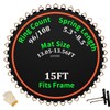 DOYUEE Trampoline Mat Replacement-Fits 15FT Trampoline Frame with 96 Rings