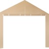 10X20 Canopy Tarp Carport (Front Panel)