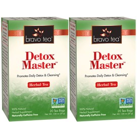 Bravo Teas Detox Master, 20 Tea Bags 2 Pack