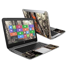 Mightyskins Skin Compatible with Hp Stream 14" (2015) Laptop Cover Wrap Sticker Skins Deer Hunter