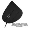 ASHATA Ratón Ergonómico Vertical con Cable,Ratón Ergo óptico de 6