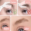 6-Piece Eyebrow Trimmer Set: 2 Eyebrow Scissors with Combs, 4