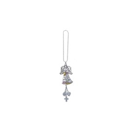 Ganz ER61338 Angel Car Charm, 6-inch Length, Multicolor (Never Drive Faster Than Your Guardian Angel Can Fly)