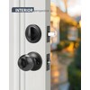 Brotima 2 Pack Entry Door Knob Lockset and Single Cylinder