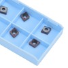 10Pcs Carbide Turning Blade Titanium Alloy High Temperature Resistance Rhombus