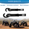 PLUSBEAM 2PCS UTV Door Latches, 4.5" Latch Increasing Air Circulation