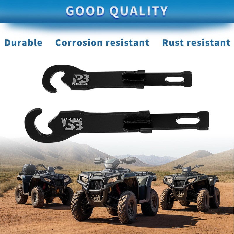 PLUSBEAM 2PCS UTV Door Latches, 4.5" Latch Increasing Air Circulation