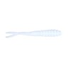 Tiny Fluke Crappie Panfish Plastic (White)