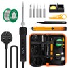 120W LED Soldering Iron Kit, 7s Fast Heating Adjustable Temp