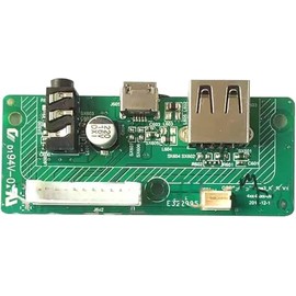 Jingelmall USB Charging Port Board Audio Jack Connector Replacement for JBL Charge 3 Version GG Bluetooth Speaker Quick Charging Module Circuit Board for DIY