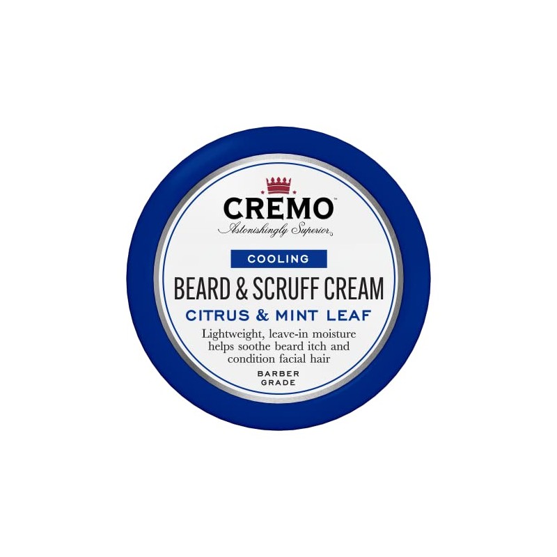 CREMO - Cooling Beard & Scruff Cream For Men -