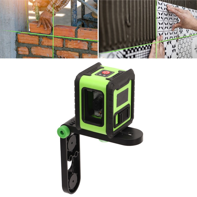 Green Beam Line Level with L Bracket Tripod Self Leveling