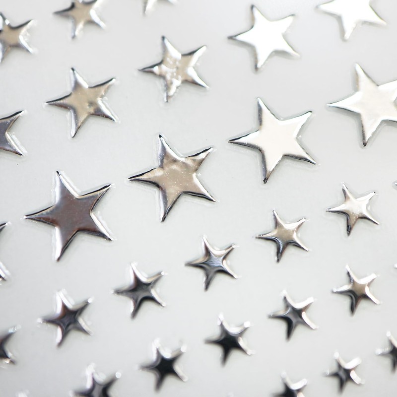 Nail Sticker Star Silver Silver Nail Sticker Nail Art Self