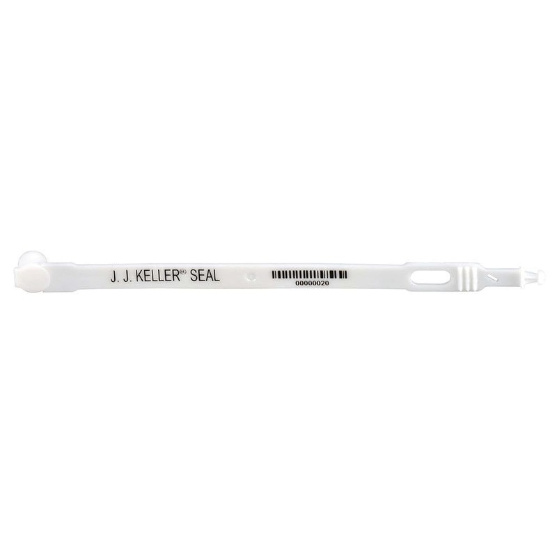 100 Pcs Plastic Truck Seals, Tamper Evident, Numbered Sequentially, 128