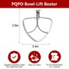 K45SS Stainless Steel Flat Beater Attachment for 4.5-5 Quart Kitchenaid