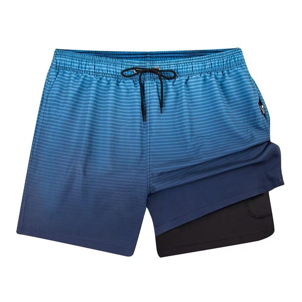 FREDRM Men's Swim Trunks with Compression Liner Quick Dry Bathing