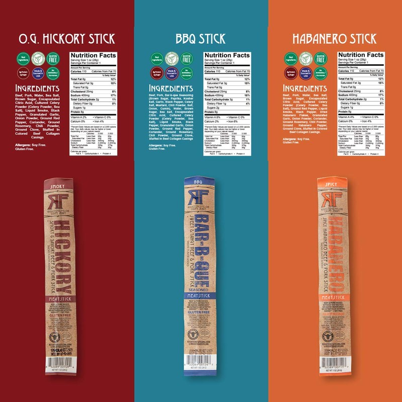 Righteous Felon Meat Sticks Bundle - Variety Pack - All-Natural
