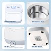 Ultrasonic U-V Retainer Cleaner Machine, 45kHz Ultrasonic Cleaner for Dentures,