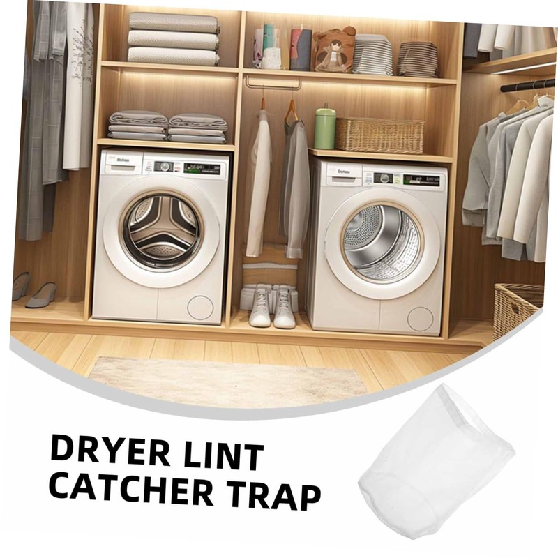 CHILDWEET 1 Set Lint Trap Bag Kit Reusable Dryer Vent