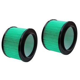 Surrgound Wet/Dry Vaccum Filter Compatible with Craftsman 3 & 4 Gallon Shop Vac / 16950 (Equivalent to 17810), Replacement Craftsman 3 to 4 Gallon vacuum filter, 2pk