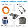 SHADDOCK 350pcs Fishing Double Barrel Crimping Sleeves Copper Connector Kit