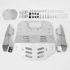 WOOGA Motorcycle Engine Skid Plate Belly Pan Bash Plate Chassis