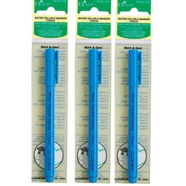 Clover 516 Water Soluble Thick Marker Pen SET OF THREE!