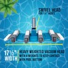 U.S. Pool Supply 17.5" Heavy Duty Weighted Flexible Concrete Swimming