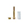Jxsaboorle 4 Pack Exhaust Bolt and Spring M10-1.5x67mm Exhaust Spring