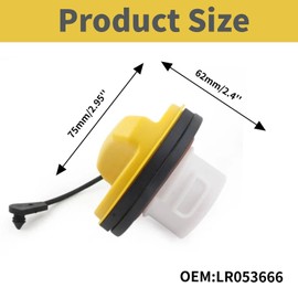 KOOLEVER LR053666 Car Fuel Tank Caps, Replacement for Range Rover Discovery Evoque Sport 3 4 5 MK1 TDV6 Fuel Gas Cap, Fuel Cap for Landrover Discovery Sport Accessories